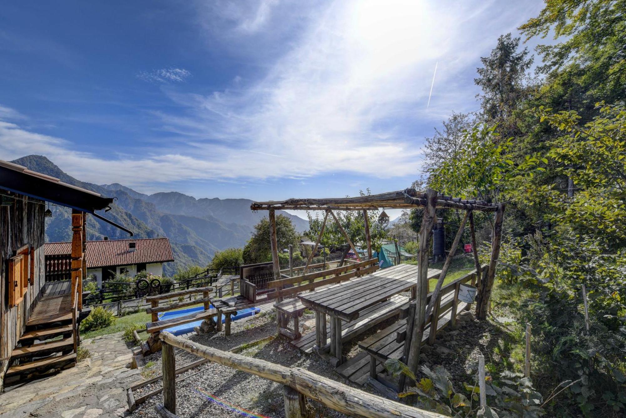 Chalet "Baita Cavacca" Crone Ngoại thất bức ảnh