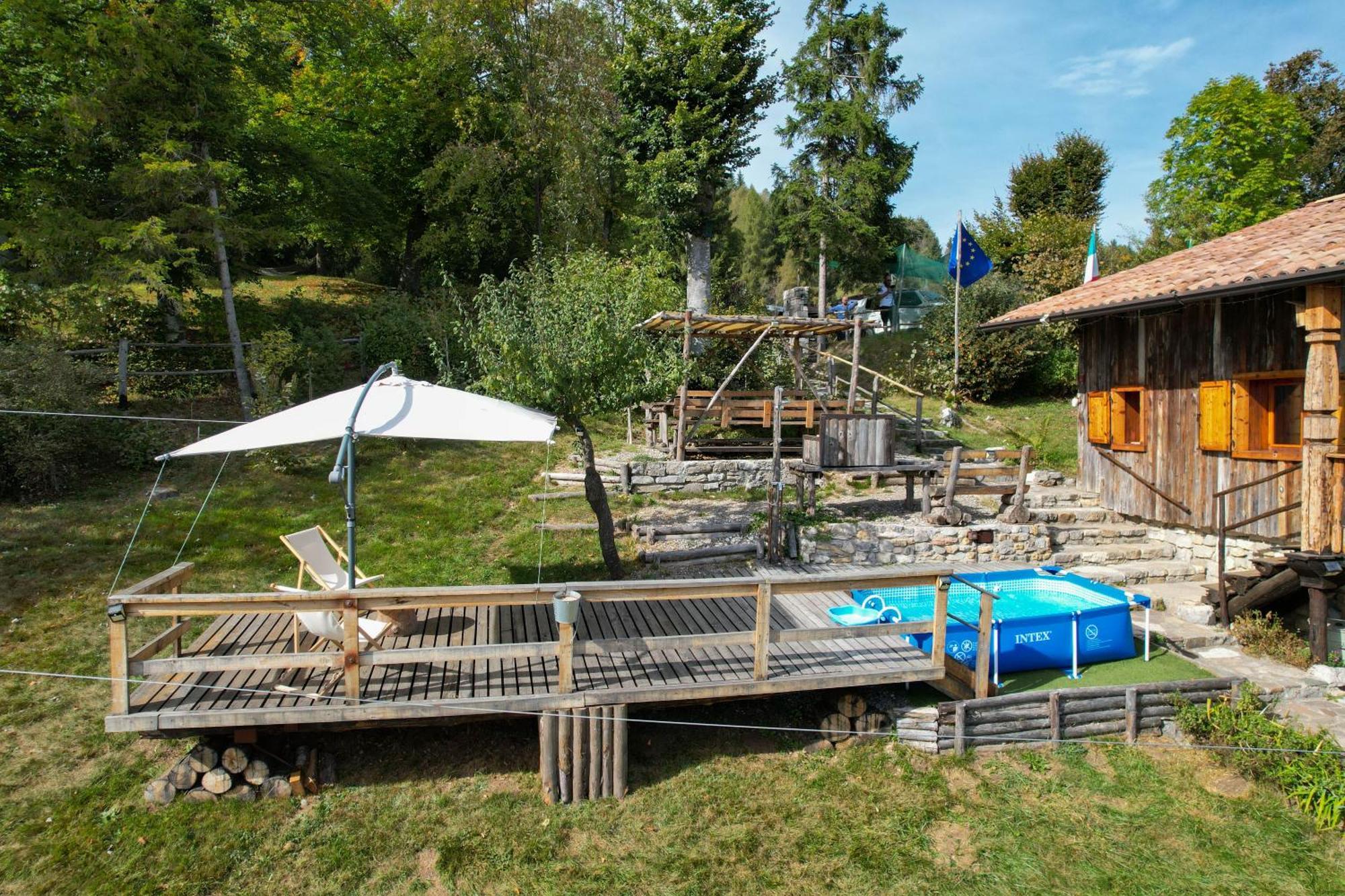 Chalet "Baita Cavacca" Crone Ngoại thất bức ảnh